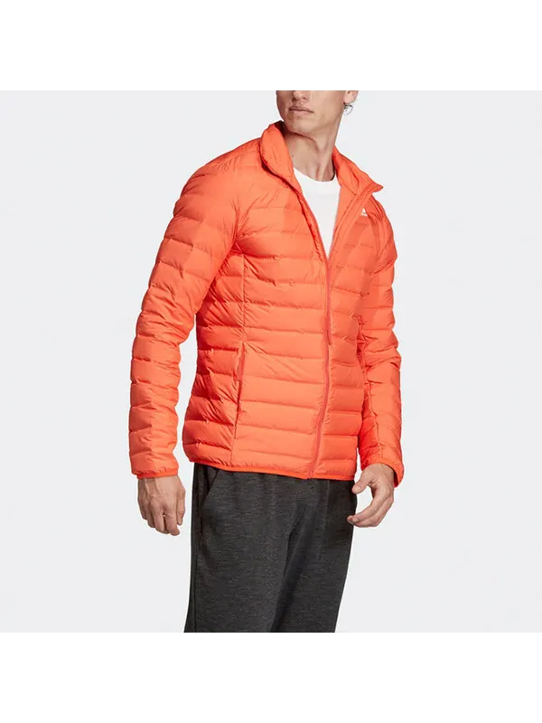 Пуховик adidas originals Casual Sports Stand Collar Stay Warm Down Jacket Orange Yellow — изображение 4 из 4, желтый