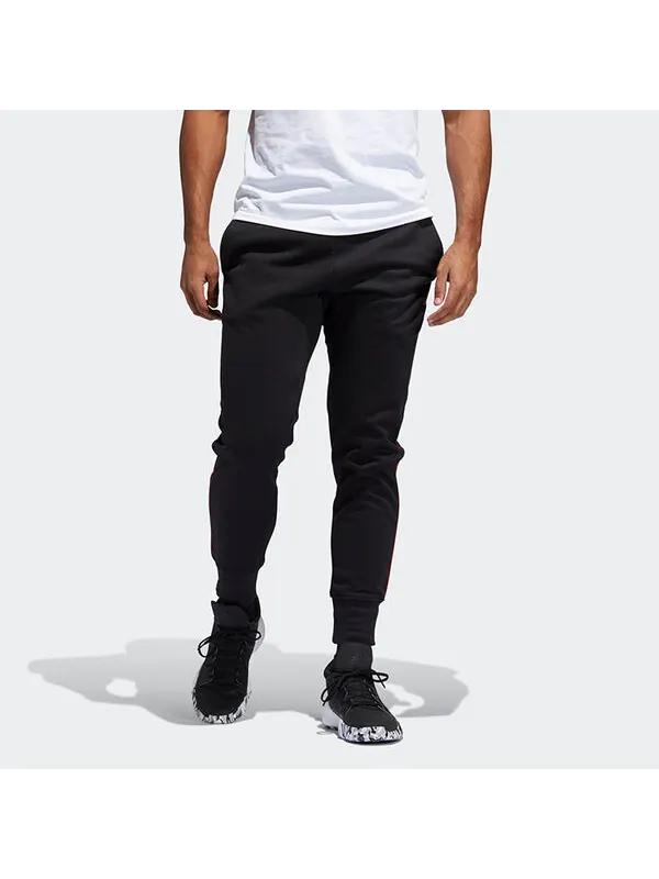 Спортивные штаны adidas Cny Spt Pant Basketball Sports Training Bundle Feet Long Pants Black — изображение 3 из 4, черный