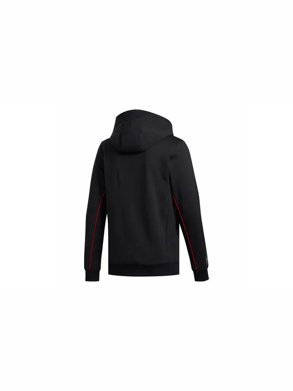 Куртка cny dame fz hd баскетбольная спортивная куртка с капюшоном мужская Adidas — изображение 2 из 4, черный