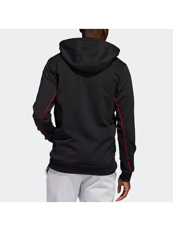 Куртка cny dame fz hd баскетбольная спортивная куртка с капюшоном мужская Adidas — изображение 4 из 4, черный