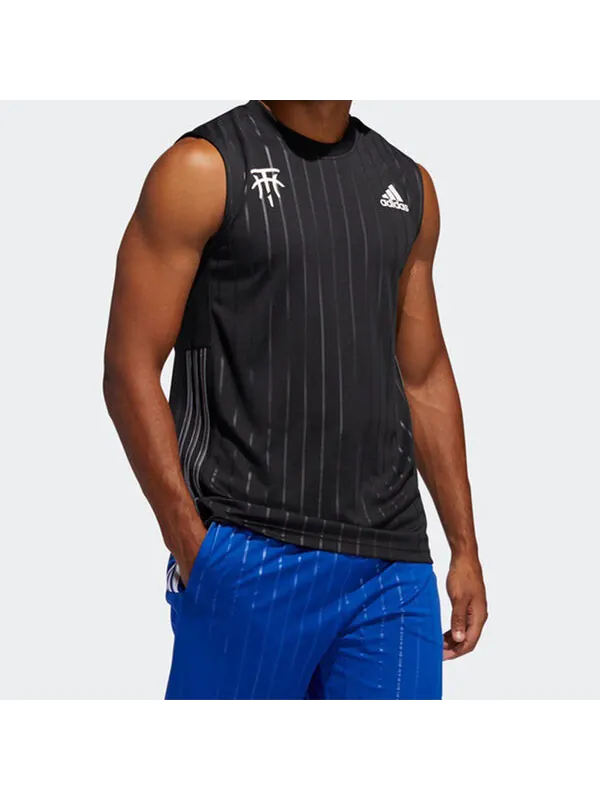 Майка adidas Tracy McGrady Basketball Training Vest Black — изображение 3 из 4, черный