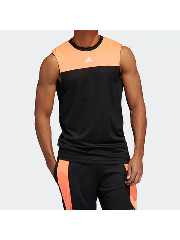 Спортивная футболка rose sp sl tank basketball jersey for men black Adidas — изображение 3 из 4, черный