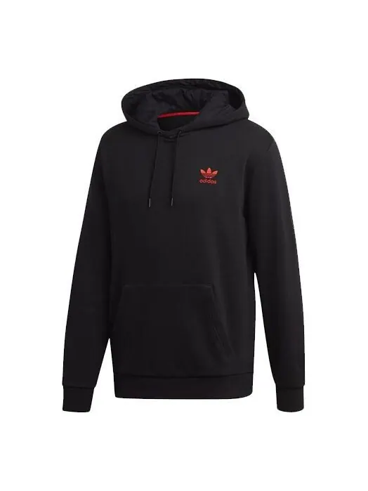 Толстовка adidas originals Valentines Card Back Pattern Black — изображение 1 из 2, черный