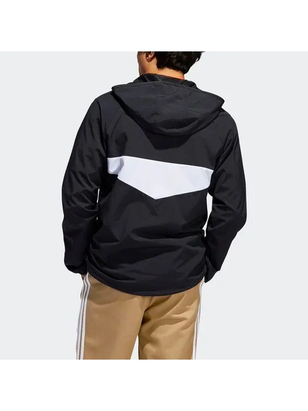 Куртка adidas originals Men's Dekum Packable Jacket Black — изображение 4 из 4, черный