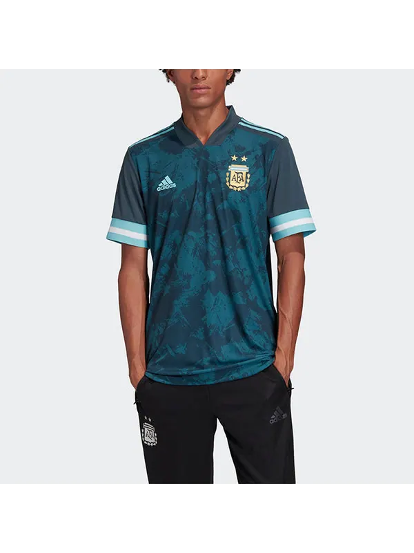 Футболка au player edition argentina away breathable short sleeve soccer/football jersey blue Adidas — изображение 3 из 4