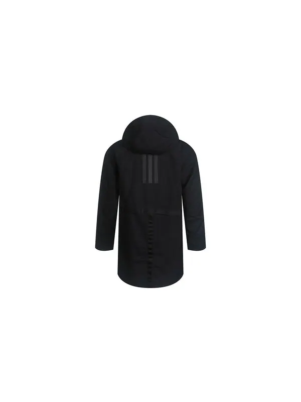 Куртка adidas Urban Parka R.R Hooded Sports Tatting Sports Coat Men Black — изображение 2 из 4, черный