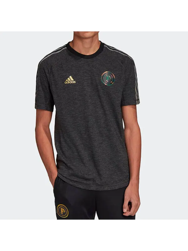 Футболка pp tec tee pogba футбол футбольный спортивный турнир короткий рукав Adidas — изображение 3 из 4, черный