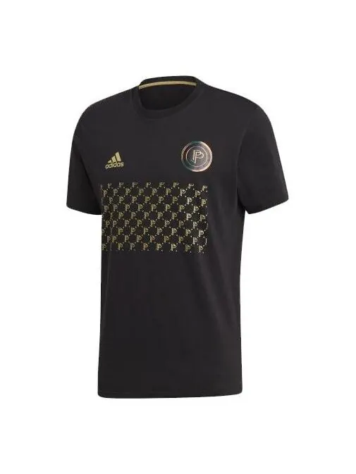 Футболка adidas Pp Gra Tee Soccer/Football Sports Training Short Sleeve Black — изображение 1 из 4, черный
