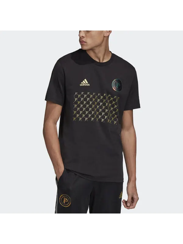 Футболка adidas Pp Gra Tee Soccer/Football Sports Training Short Sleeve Black — изображение 3 из 4, черный