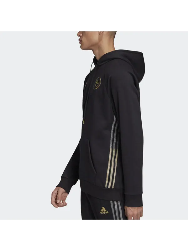Толстовка adidas Pp Hoody Soccer/Football Sports Black — изображение 3 из 3, черный