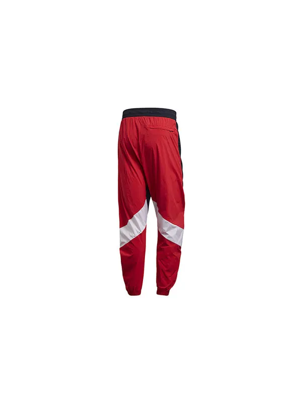 Спортивные штаны adidas M O Shape Pant Splicing Sports Bundle Feet Pants Red — изображение 2 из 4, светлый красный черный