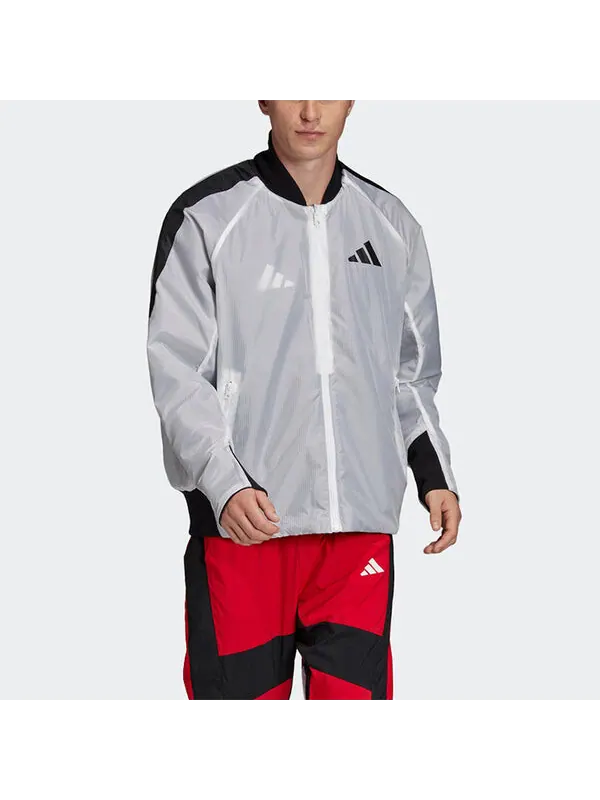 Куртка m vrct oversize двусторонняя спортивная куртка с логотипом белая Adidas — изображение 4 из 4, белый