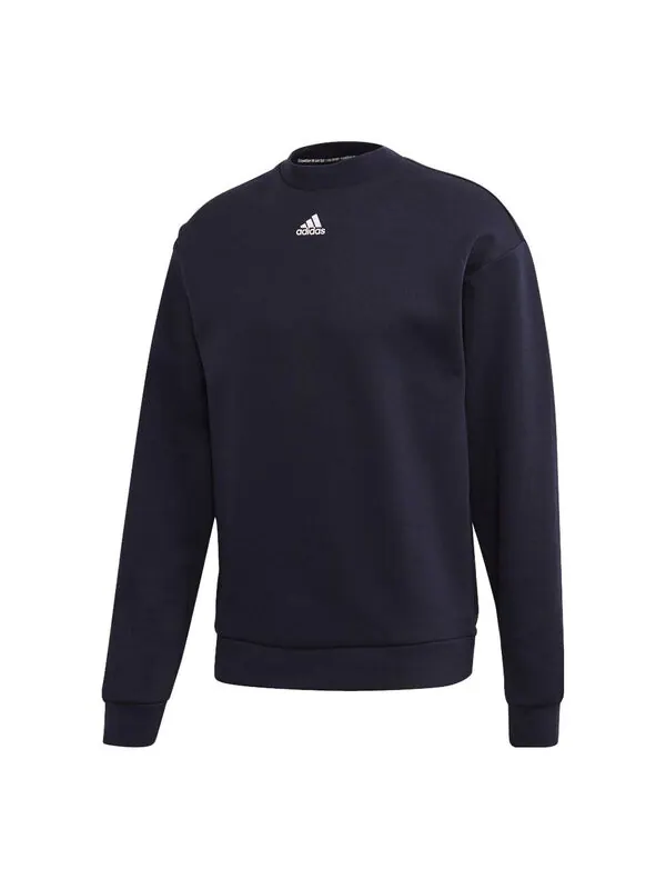 Толстовка must have свитшот с длинным рукавом Adidas — изображение 1 из 1, темно-синий
