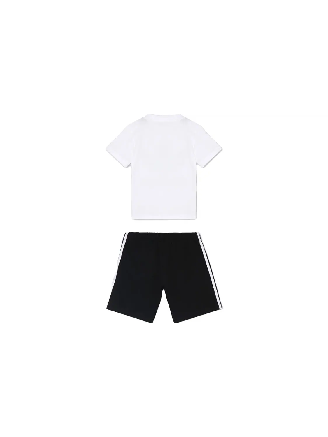 (TD) Комплект из шорт и футболки Adidas Trefoil — изображение 2 из 2, белый/черный
