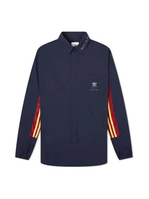 Рубашка originals x bed j.w. ford game shirt bf Adidas — изображение 1 из 4, синий