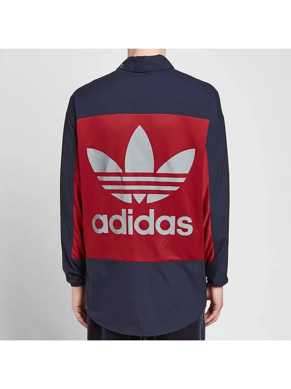 Рубашка originals x bed j.w. ford game shirt bf Adidas — изображение 4 из 4, синий