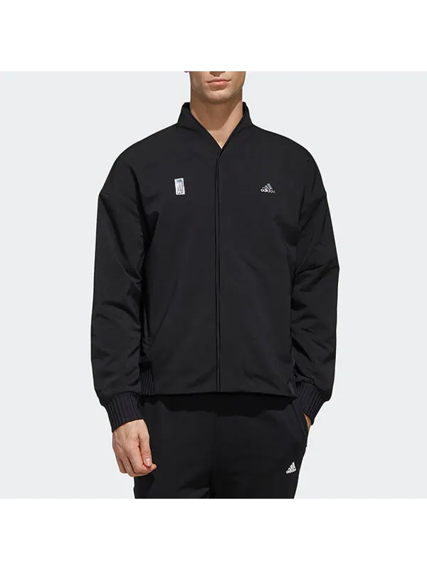 Куртка adidas Wj Jkt Warm Logo Print Sport Shuttle Jacket Men's Black — изображение 3 из 4, черный