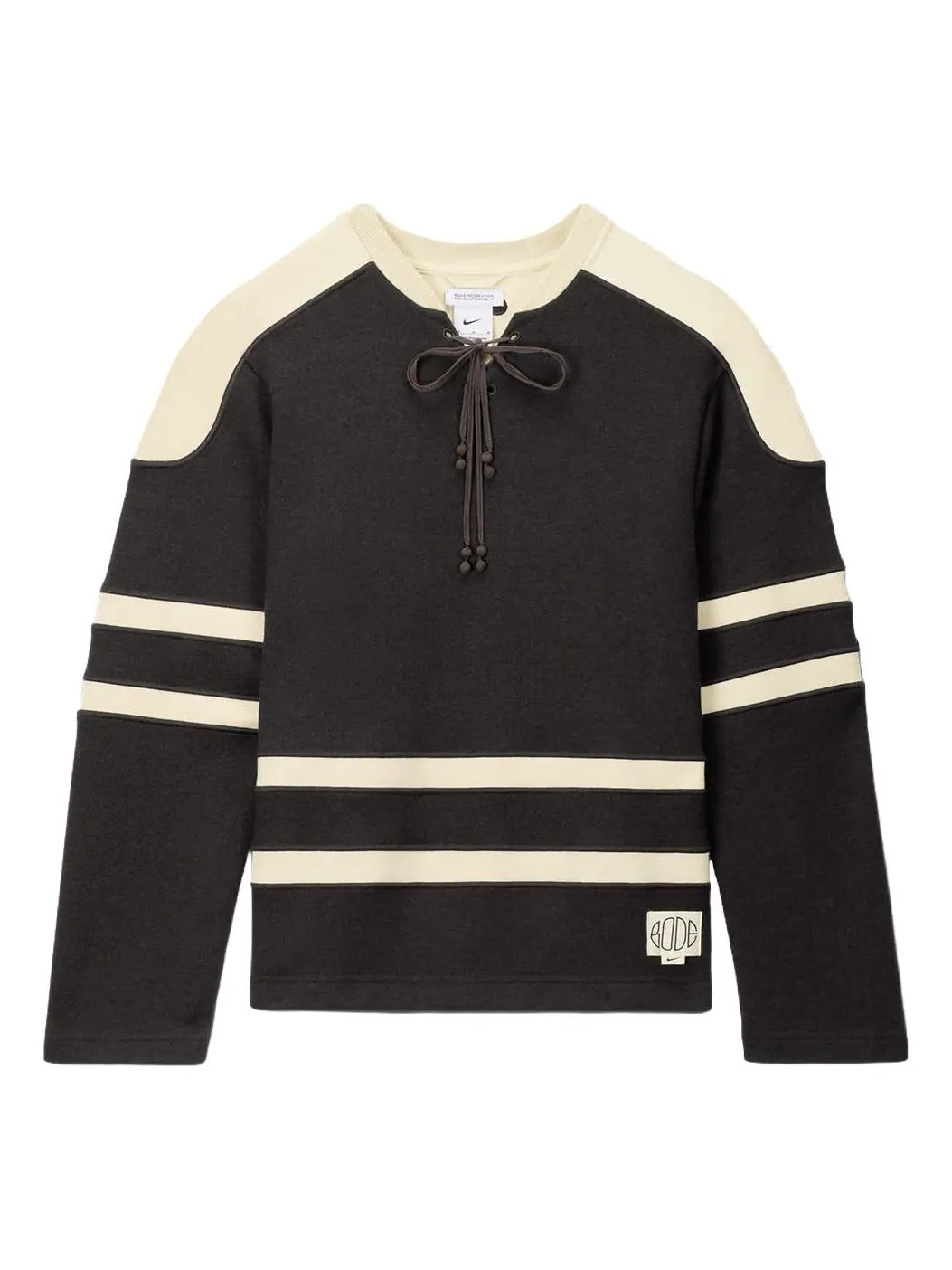 Топ Nike x BODE Lacing Knit 'Brown Cream' — изображение 1 из 2, коричневый