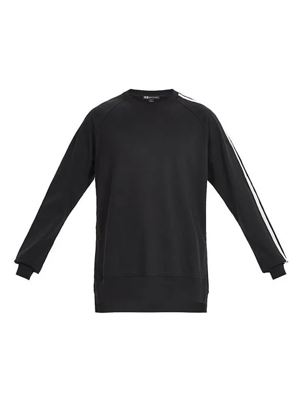 Свитера и 3 3 полоски из французского трикотажа с капюшоном Adidas — изображение 1 из 4, черный