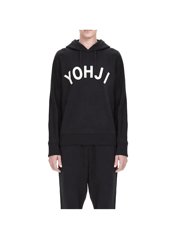 Толстовка Men's Y-3 YOHJI Logo Casual Black — изображение 3 из 4, черный