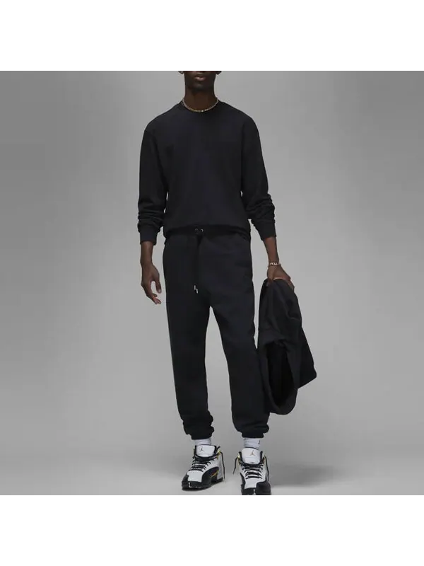 Футболка Air Jordan Wordmark Long Tee 'Black' — изображение 3 из 3, черный