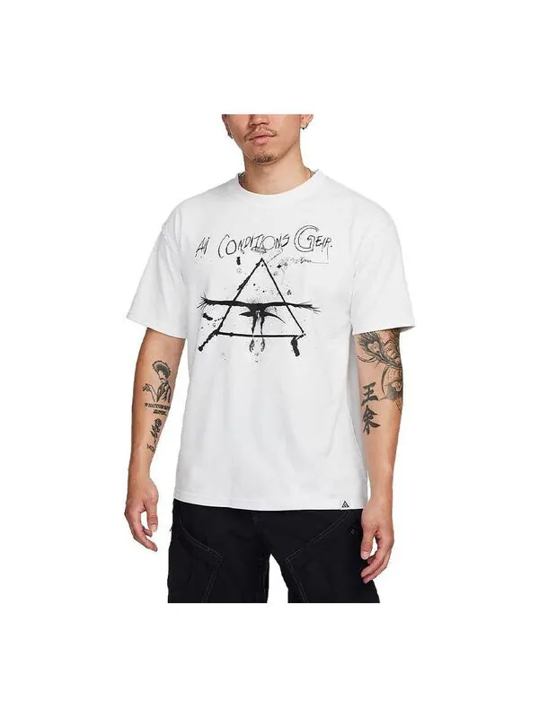 Футболка Nike ACG T-Shirt 'Summit White' — изображение 1 из 4, белый/мульти