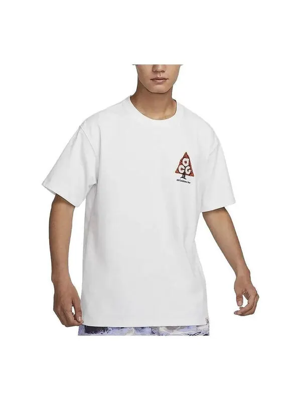 Футболка с коротким рукавом с логотипом acg wildwood Nike — изображение 1 из 1, белый