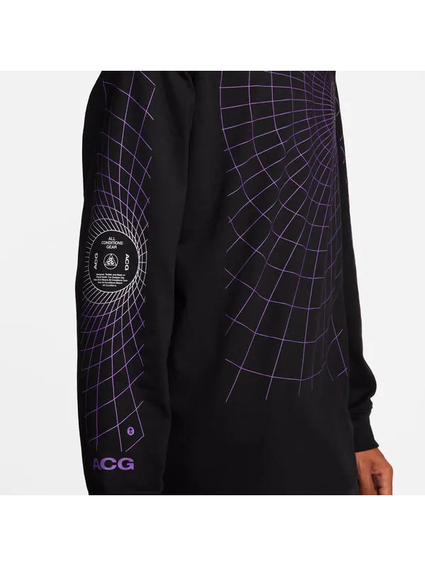 Футболка с длинным рукавом acg manhole Nike — изображение 2 из 2, черный