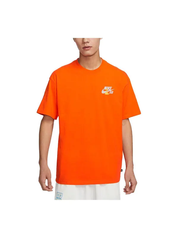 Футболка sb graphic t shirt asia sizing Nike — изображение 1 из 3, оранжевый/мульти