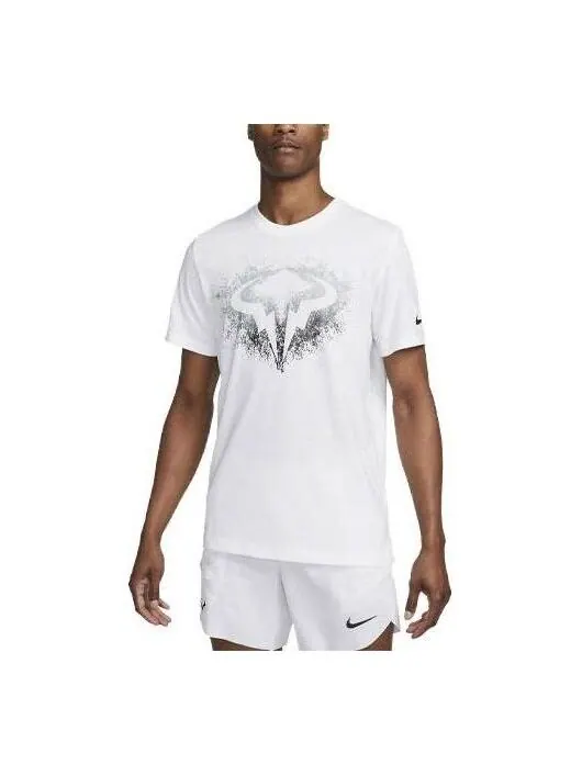 Футболка Court Dri Fit Rafa теннисная футболка Nike — изображение 1 из 1, белый