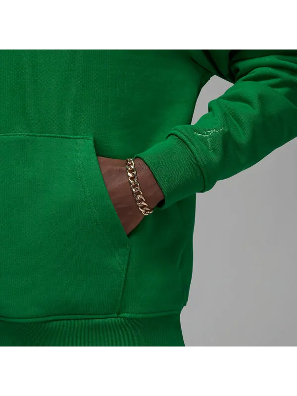 Толстовка Air Jordan Wordmark Fleece Hoodie 'Pine Green' — изображение 3 из 4, зеленый