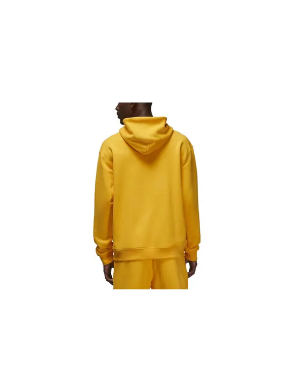 Толстовка Air Jordan Wordmark Fleece Hoodie 'Yellow' — изображение 3 из 3, желтый