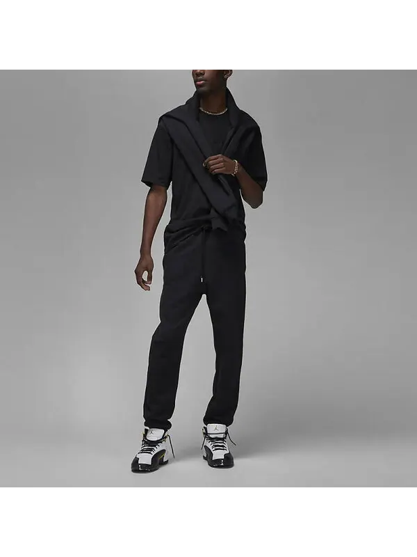 Футболка Air Jordan Wordmark Tee 'Black' — изображение 3 из 4, черный