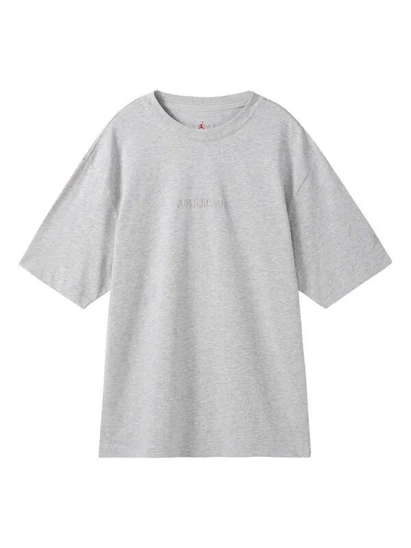 Футболка Air Jordan Wordmark Tee 'Grey' — изображение 1 из 4, серый
