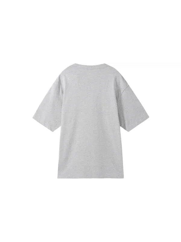 Футболка Air Jordan Wordmark Tee 'Grey' — изображение 2 из 4, серый