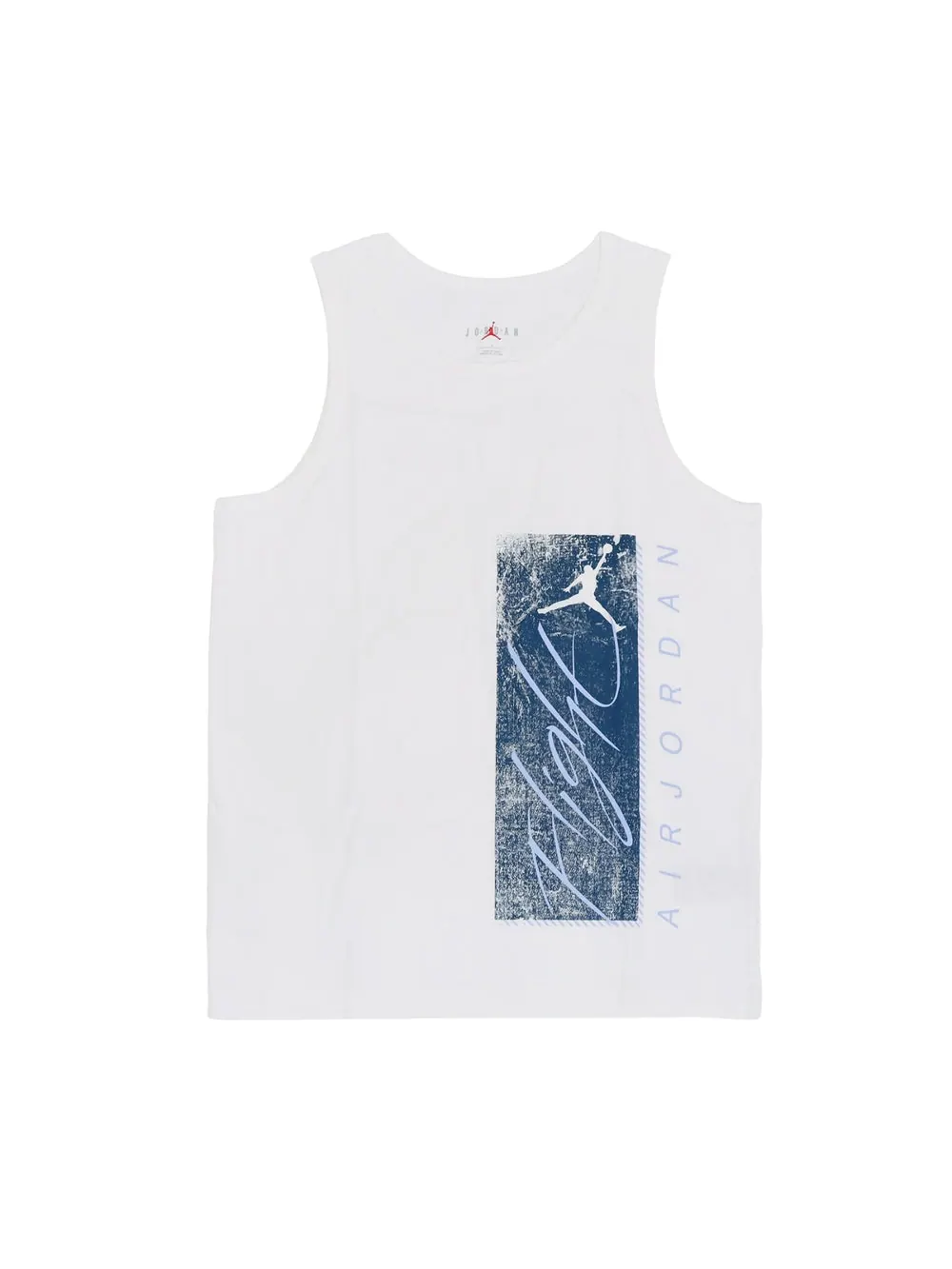 Спортивный топ Air Jordan Essentials Graphic Tank 'White Blue' FJ2084-100 — изображение 1 из 3, белый синий