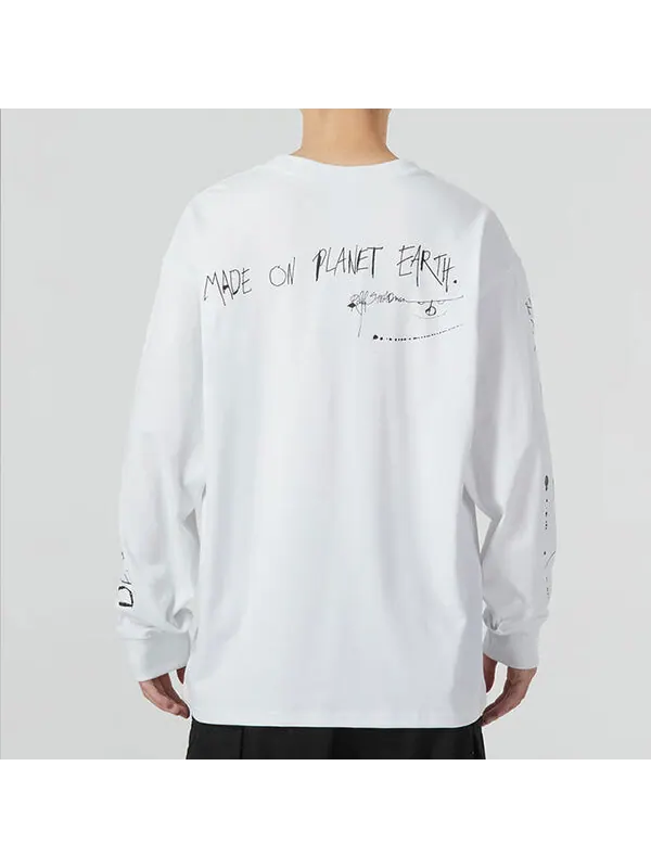 Футболка Nike ACG Logo Long T-Shirt 'White' — изображение 4 из 4, белый/мульти