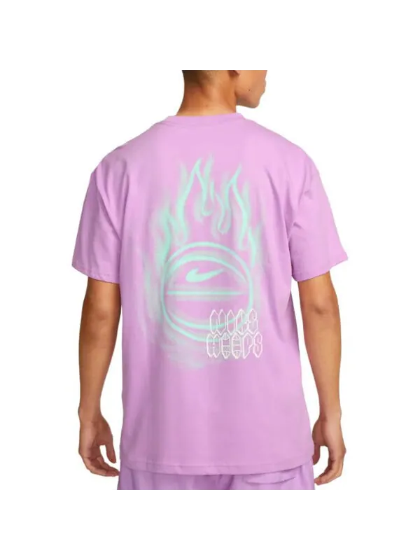 Футболка Nike Max90 Basketball T-shirt 'Pink' — изображение 3 из 3, розовый/мульти