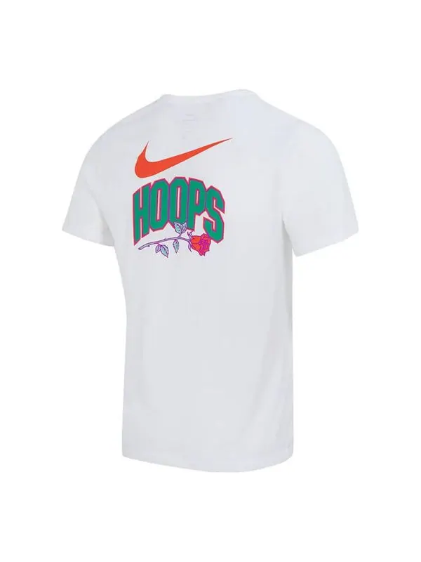 Футболка Nike Dri-FIT Basketball T-Shirt 'White' — изображение 1 из 4, белый/мульти