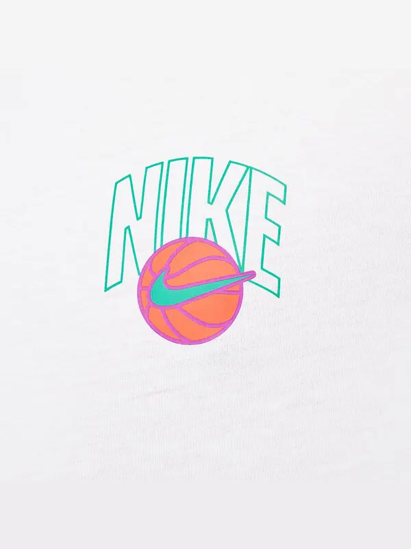 Футболка Nike Dri-FIT Basketball T-Shirt 'White' — изображение 3 из 4, белый/мульти