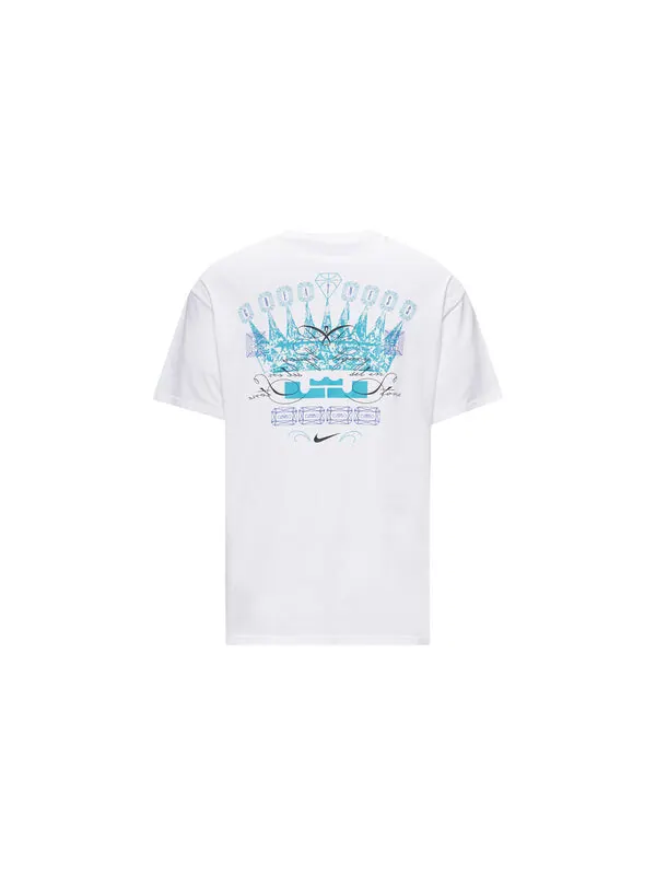 Футболка Nike LeBron Max90 T-Shirt 'White' — изображение 2 из 4, белый/мульти