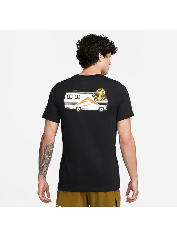 Футболка dri fit Nike — изображение 2 из 2, черный/мульти