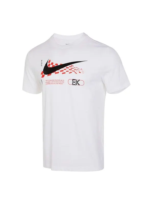 Футболка для бега Dri Fit Nike — изображение 1 из 3, белый