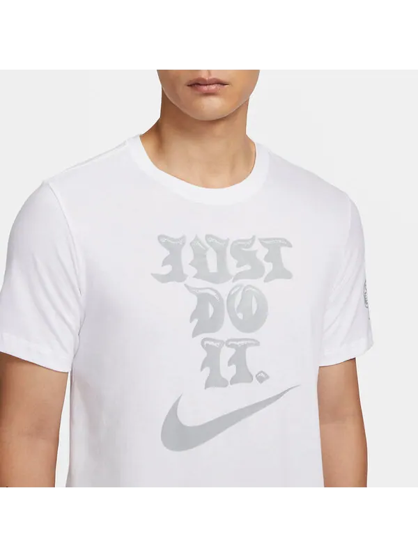 Футболка dri fit просто сделай это футболка Nike — изображение 3 из 4, белый