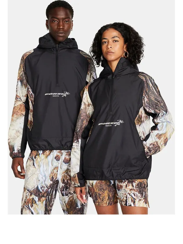 Куртка Nike x NOCTA Running Jacket 'Black Baroque Brown' — изображение 1 из 4, черный/коричневый