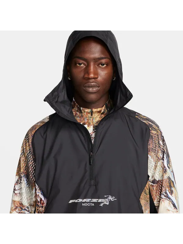Куртка Nike x NOCTA Running Jacket 'Black Baroque Brown' — изображение 4 из 4, черный/коричневый