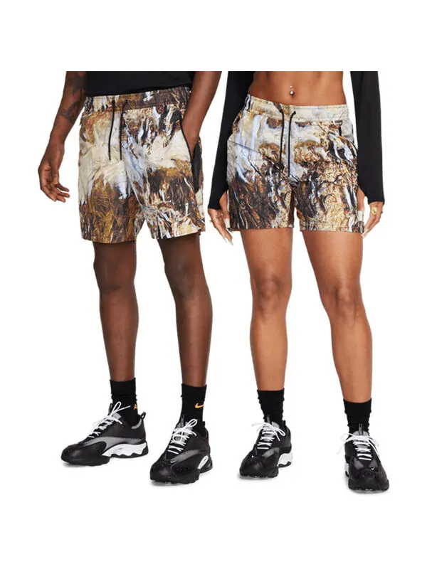 Шорты Nike x NOCTA Running Camo Shorts Asia Sizing 'Brown' — изображение 2 из 3, черный/мульти