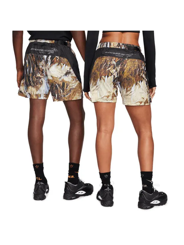Шорты Nike x NOCTA Running Camo Shorts Asia Sizing 'Brown' — изображение 3 из 3, черный/мульти