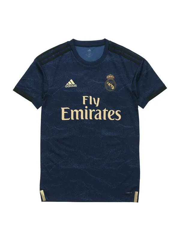 Футболка real madrid away fan edition soccer/football tournament navy blue Adidas — изображение 1 из 4, синий