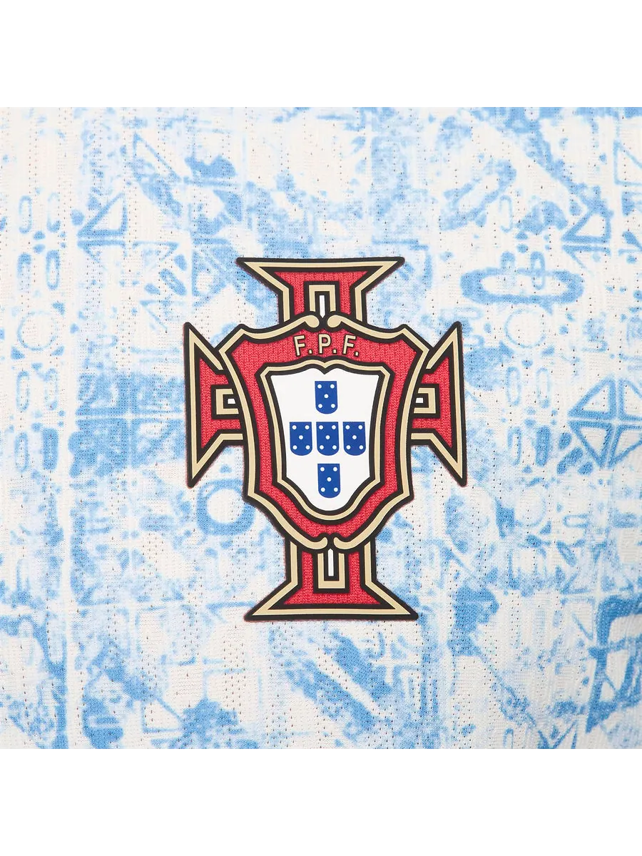 Джерси Nike Portugal 24/25 Match Away Authentic Soccer Jersey 'White Blue' — изображение 4 из 5, синий